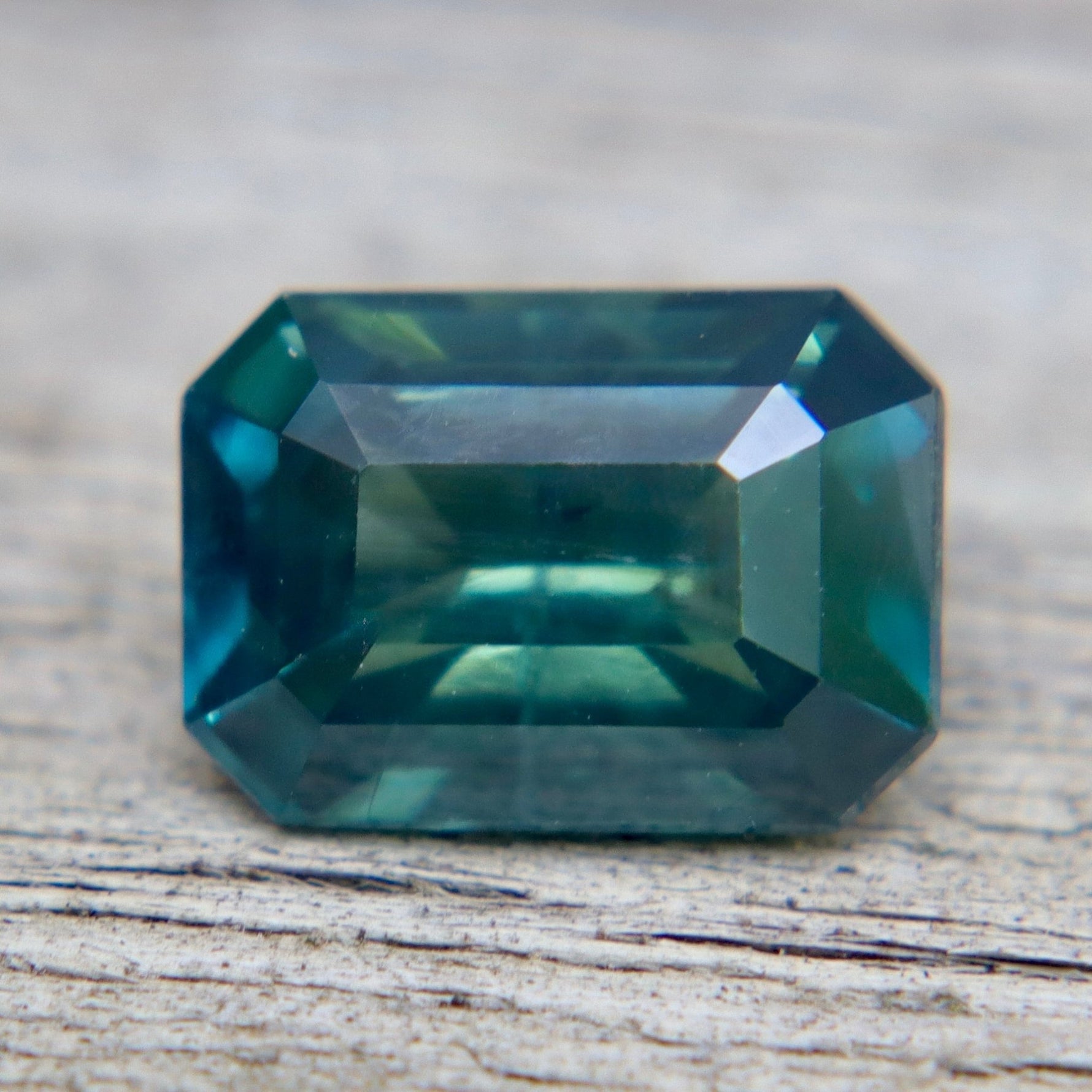 Natural Australian Green Sapphire (2.00ct) Emerald Cut – Certified Loose Gem | Sapphire Pal - Sapphirepal