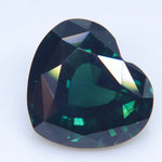 Natural Australian Green Sapphire 2.26 Carat Heart Cut VVS Gemstone - Sapphirepal