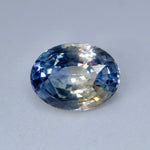 Natural Bi - Color Sapphire – 2.03 Carat Oval Cut Blue and Yellow Unheated Gemstone from Ceylon - Sapphirepal