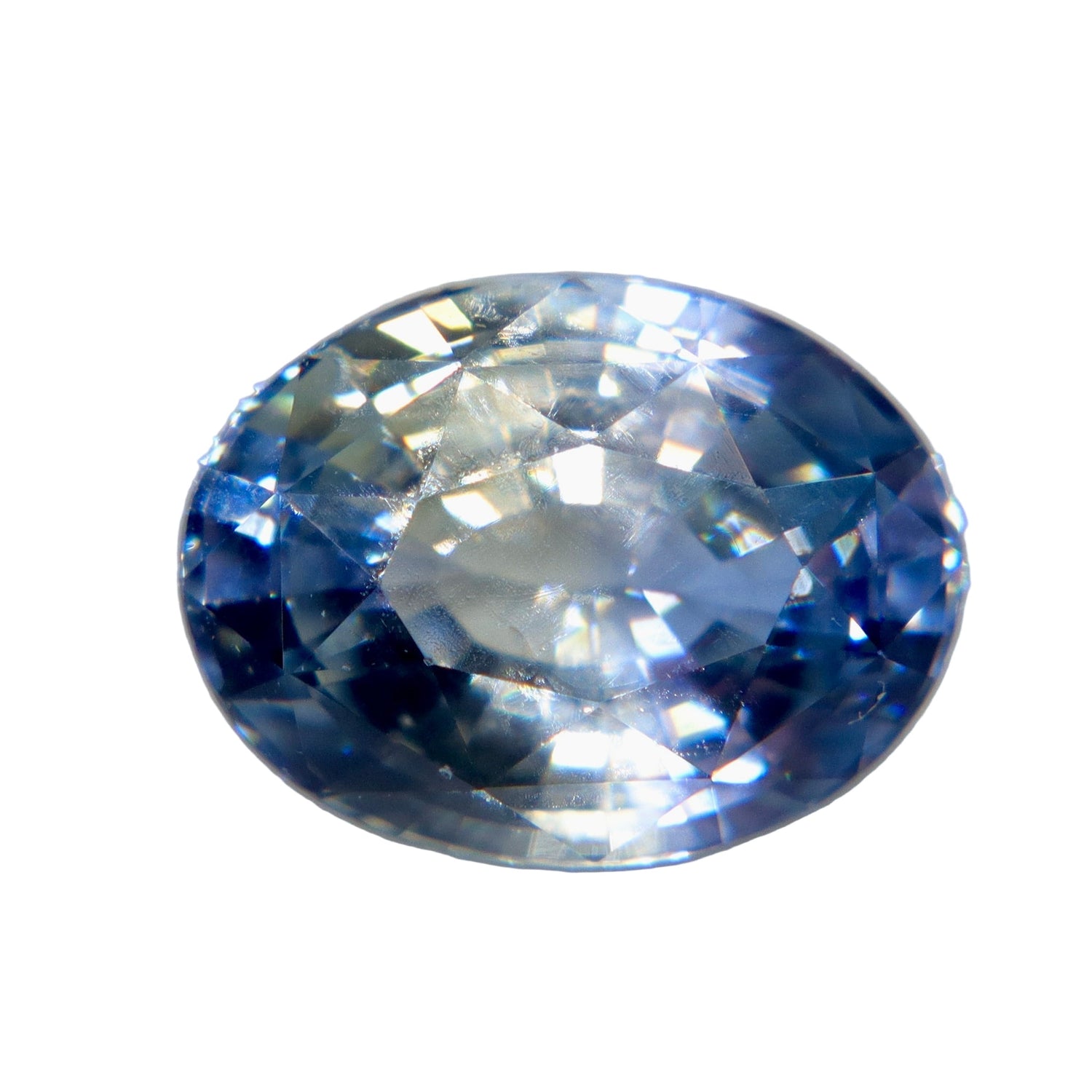 Natural Bi - Color Sapphire – 2.03 Carat Oval Cut Blue and Yellow Unheated Gemstone from Ceylon - Sapphirepal