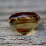 Natural Bi - Color Teal Green & Golden Sapphire 1.18 Carat Cushion Cut from Ceylon - Sapphirepal