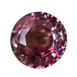 2.77ct Natural Maroon Pink Sapphire – Round Cut Unheated Pink Purple Gemstone from Ceylon – Ideal for Engagement and Custom Jewellery