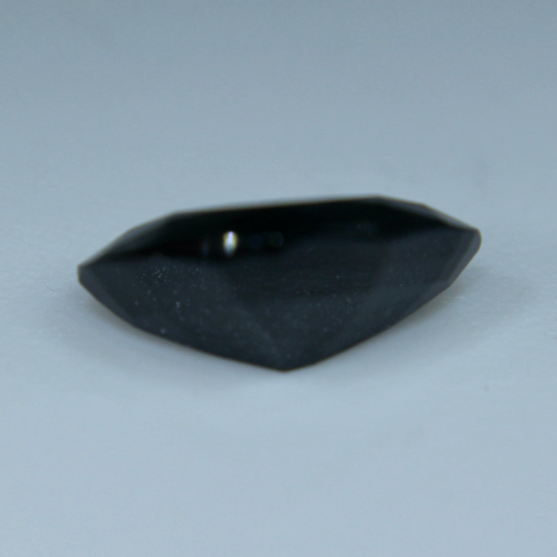 Natural Black Sapphire – 1.23 Carat | Trillion Cut | VS Clarity | Loose Gemstone - Sapphirepal
