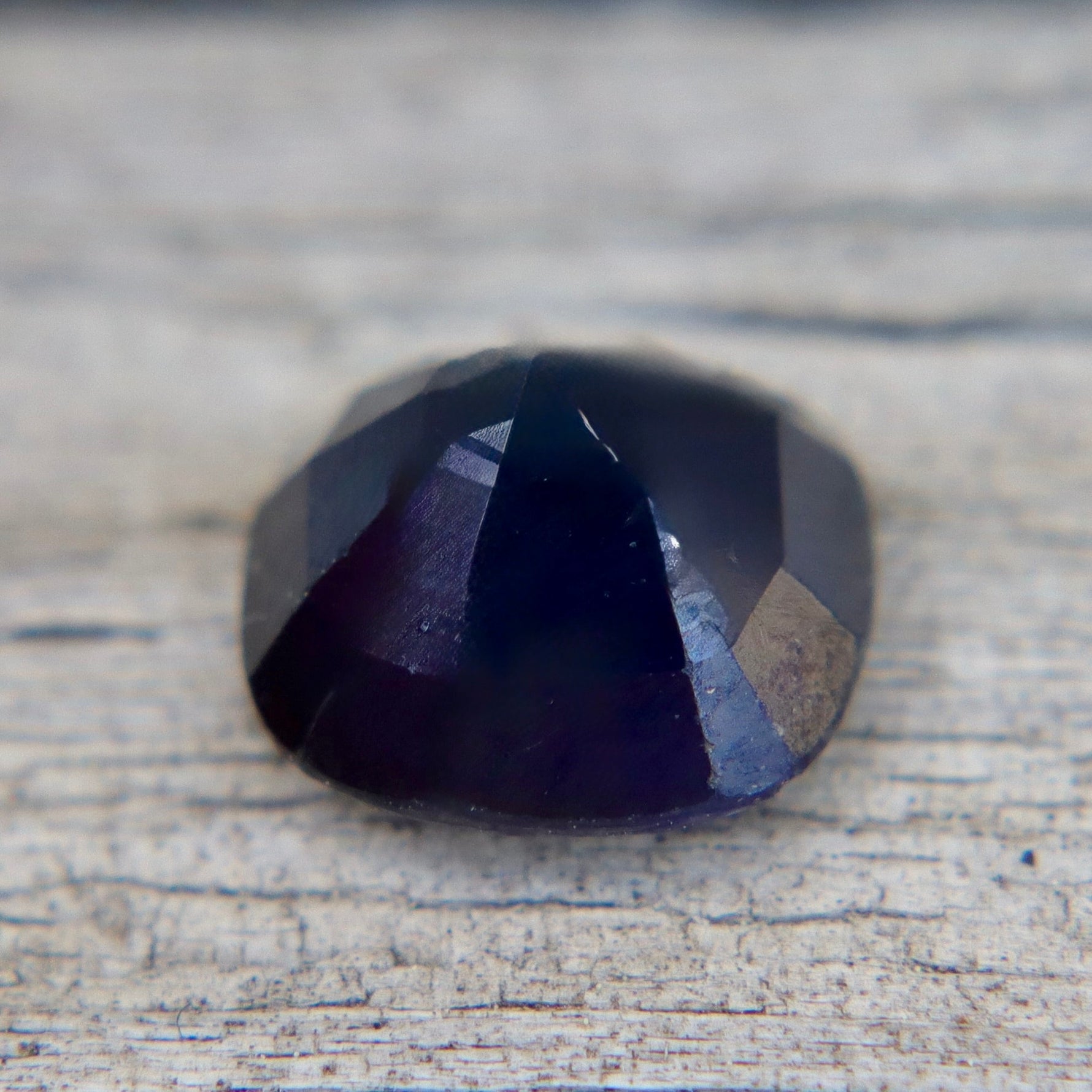 Natural Black Sapphire 1.80ct — Ceylon, Heated, Rectangular Portuguese Cushion (Eye - Clean) - Sapphirepal