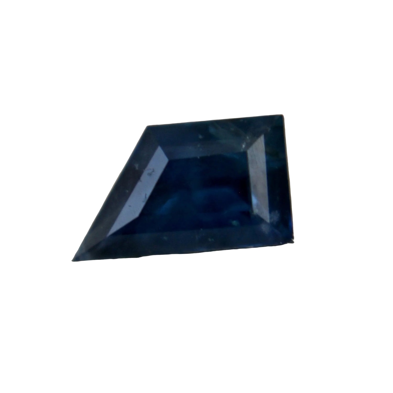 Natural blue Ceylon sapphire 0.81 carat freeform cut loose gemstone