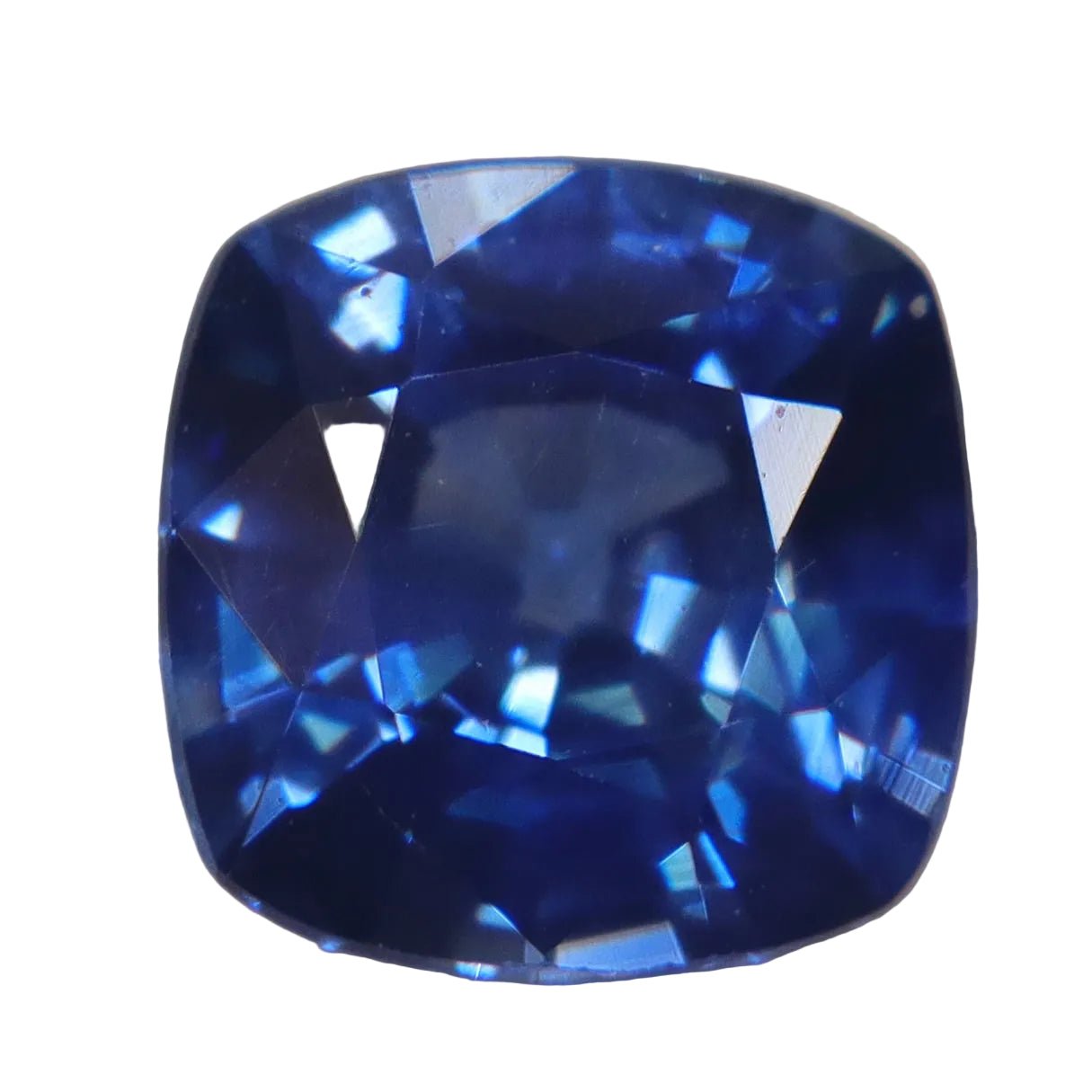 Natural Blue Ceylon Sapphire 0.92 Carat Cushion Cut Unheated Loose Gemstone - Sapphirepal