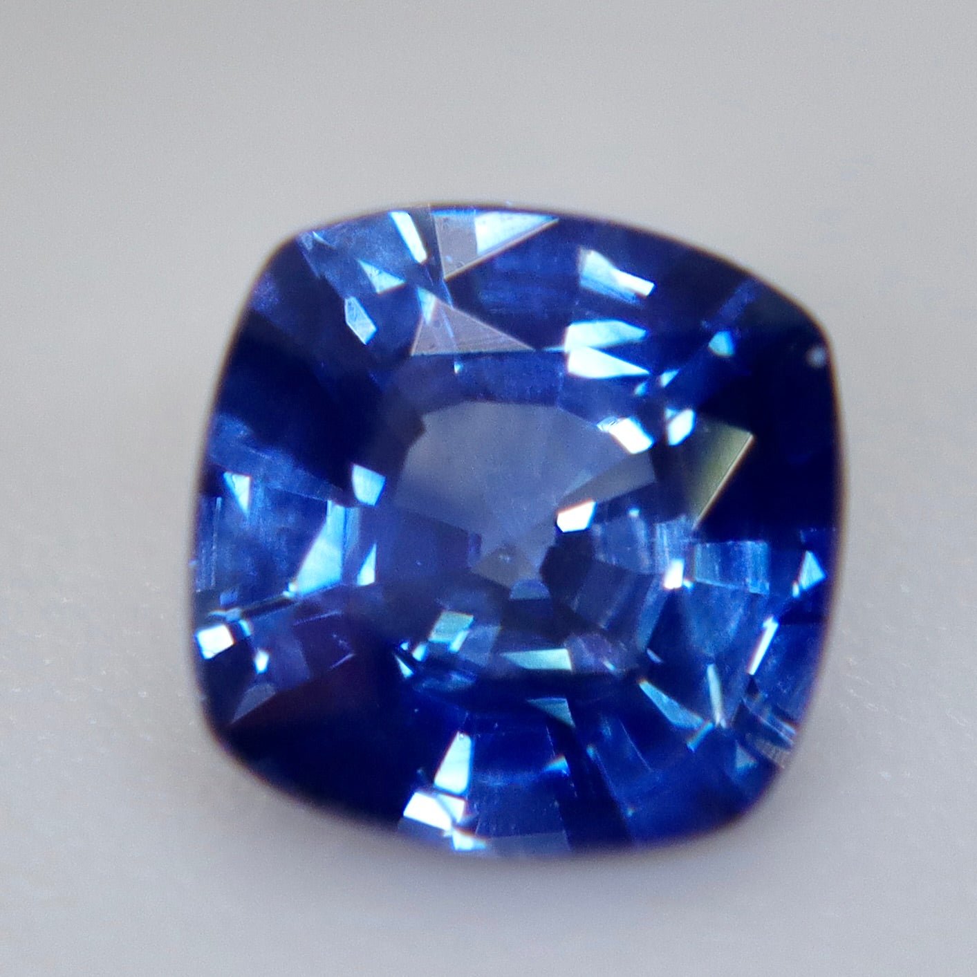 Natural Blue Ceylon Sapphire 0.92 Carat Cushion Cut Unheated Loose Gemstone - Sapphirepal