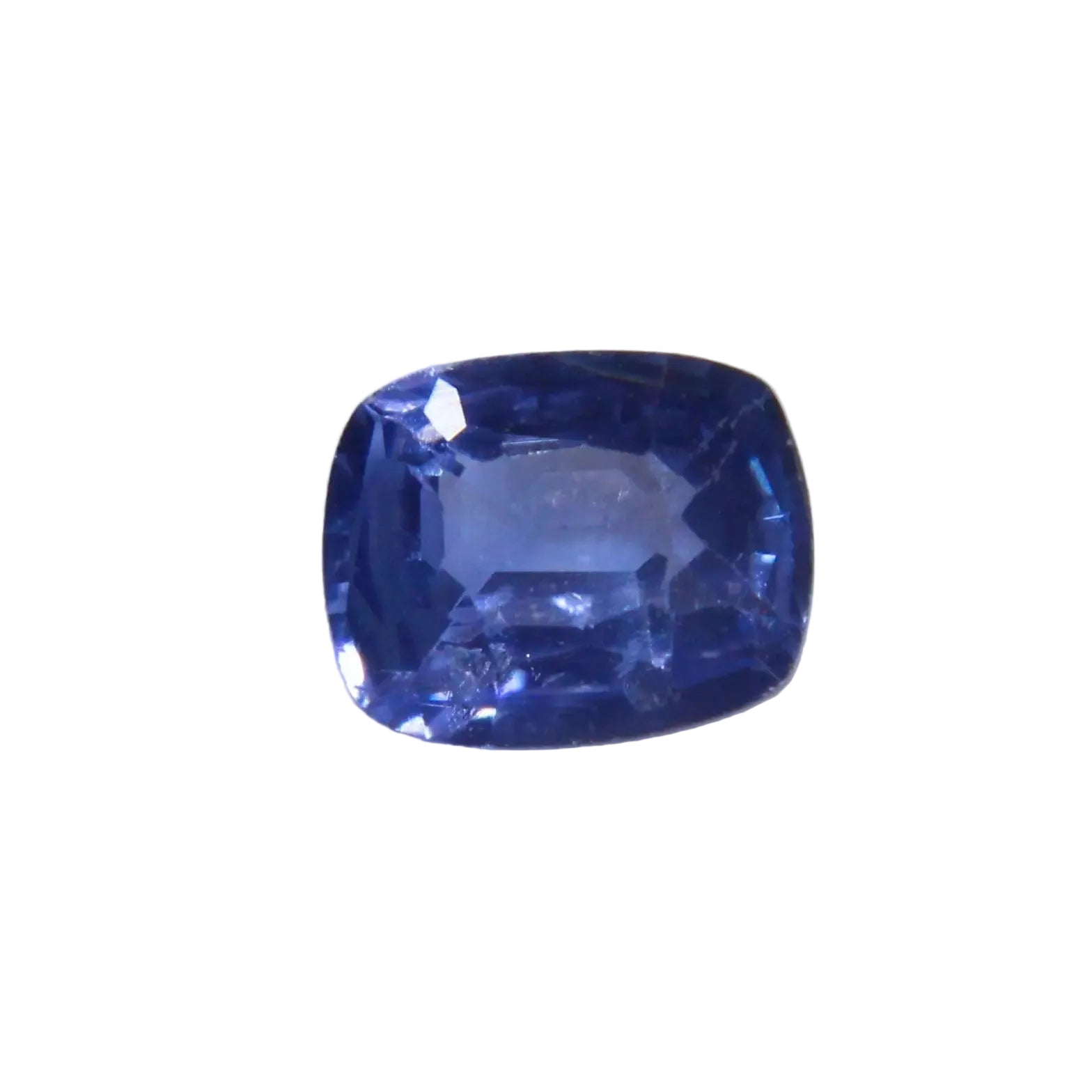 Natural blue Ceylon sapphire cushion cut 0.31 carat loose gemstone