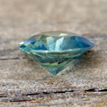 Natural Blue Green Parti Sapphire 0.87ct Round Cut | Unheated Bicolor Loose Sapphire | Sapphire Pal Australia - Sapphirepal