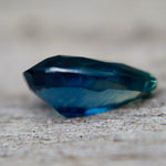 Natural Blue Green Parti Sapphire 0.91ct (Madagascar) – Pear Cut VS | Earth Sourced Authenticity Confirmed - Sapphirepal