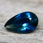 Natural Blue Green Parti Sapphire 0.91ct (Madagascar) – Pear Cut VS | Earth Sourced Authenticity Confirmed - Sapphirepal