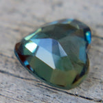 Natural Blue Green Parti Sapphire 0.95 Carat Heart Cut Loose Gemstone - Sapphirepal