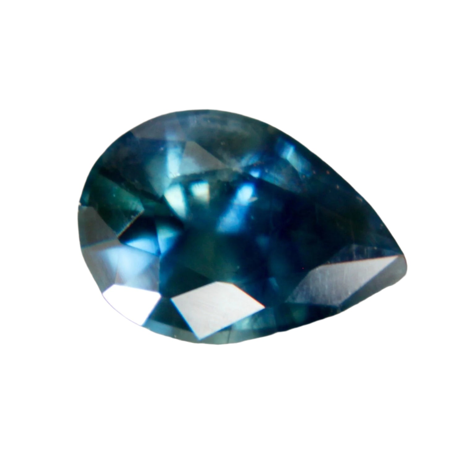 Natural Blue Green Sapphire – 0.62 Carat Pear Cut | Unheated Madagascar Gemstone - Sapphire Pal