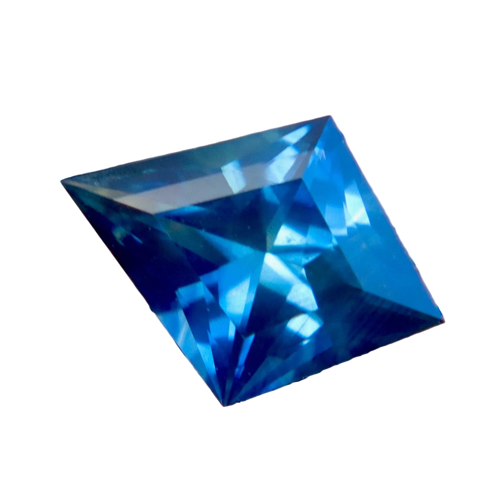 Natural Blue Green Sapphire 0.71ct Freeform Cut | Unheated Loose Sapphire | Sapphire Pal Australia - Sapphirepal