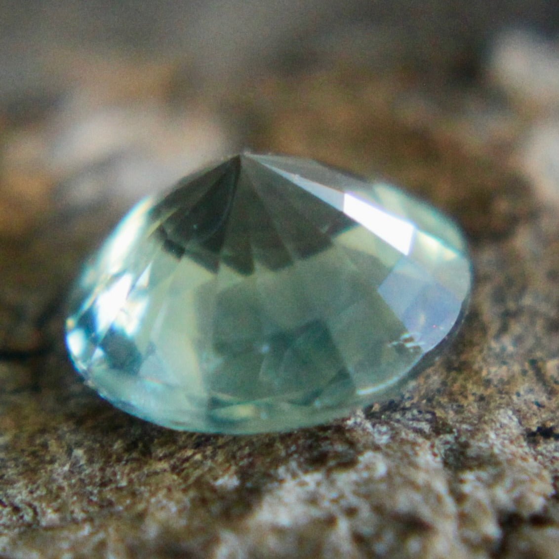 Natural Blue Green Sapphire – 0.74 Carat Round Cut, Unheated - Sapphirepal