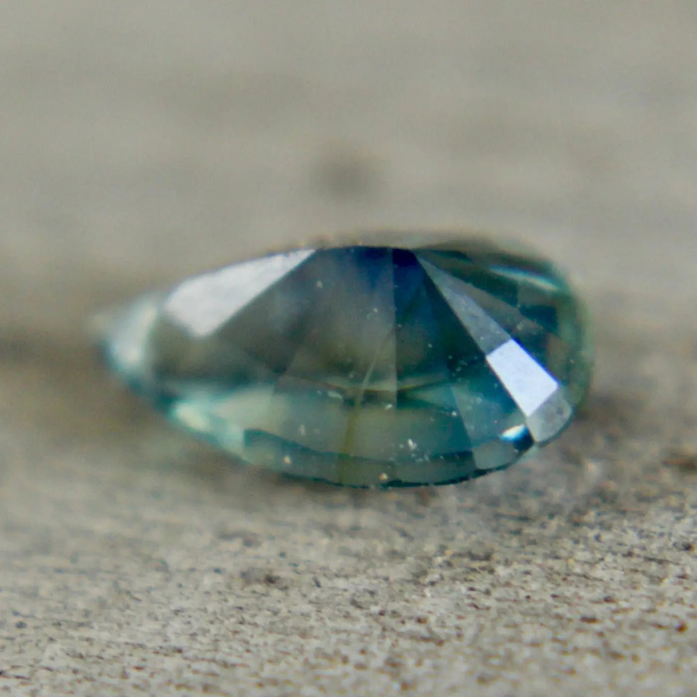 Natural Blue Green Sapphire – 0.76 Carat Pear Cut | Unheated Madagascar Gemstone - Sapphirepal