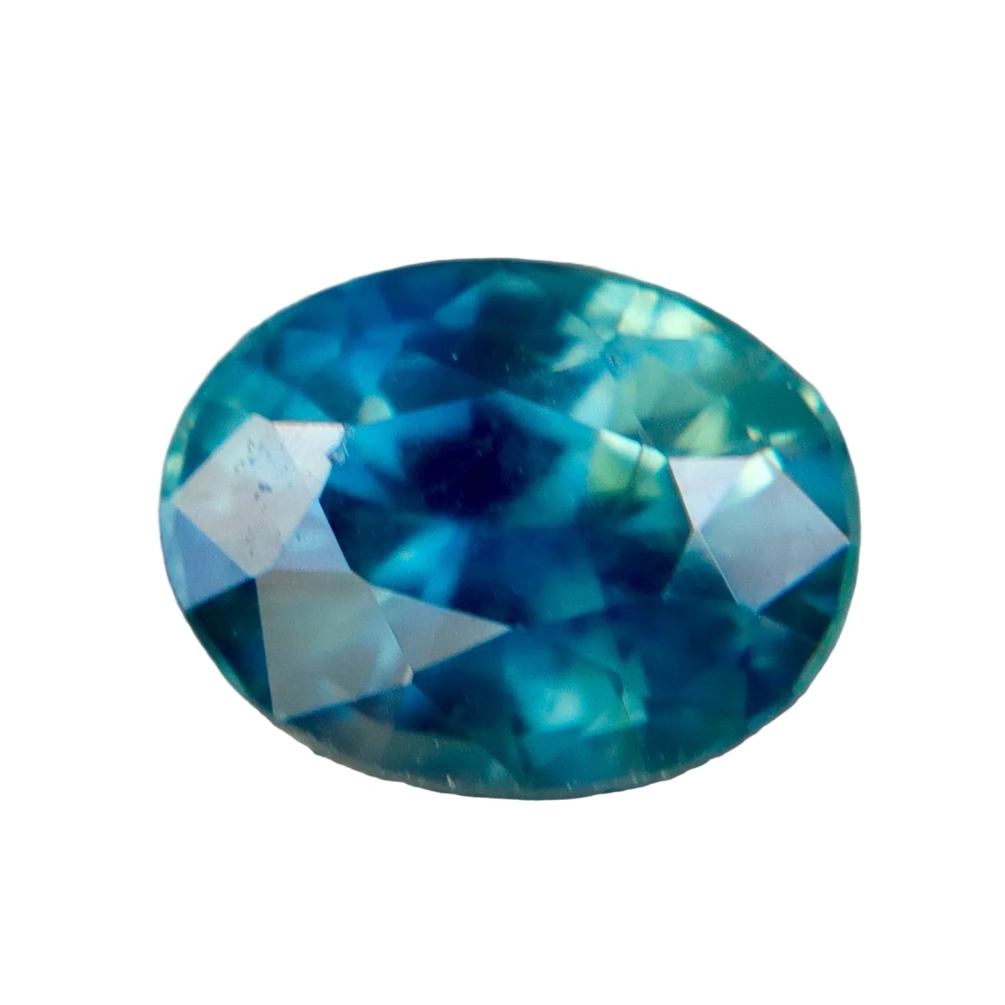 Natural Blue Green Sapphire 0.85ct Oval Cut | Certified Unheated & Untreated Loose Gemstone - Sapphirepal