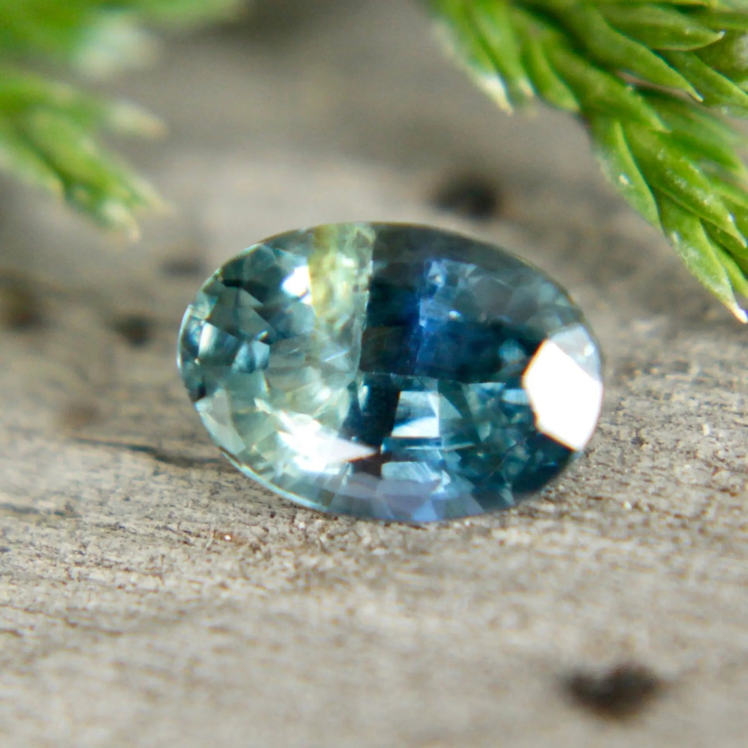 Natural Blue Green Sapphire – 0.96 Carat Oval Cut | Unheated Madagascar Gemstone - Sapphirepal