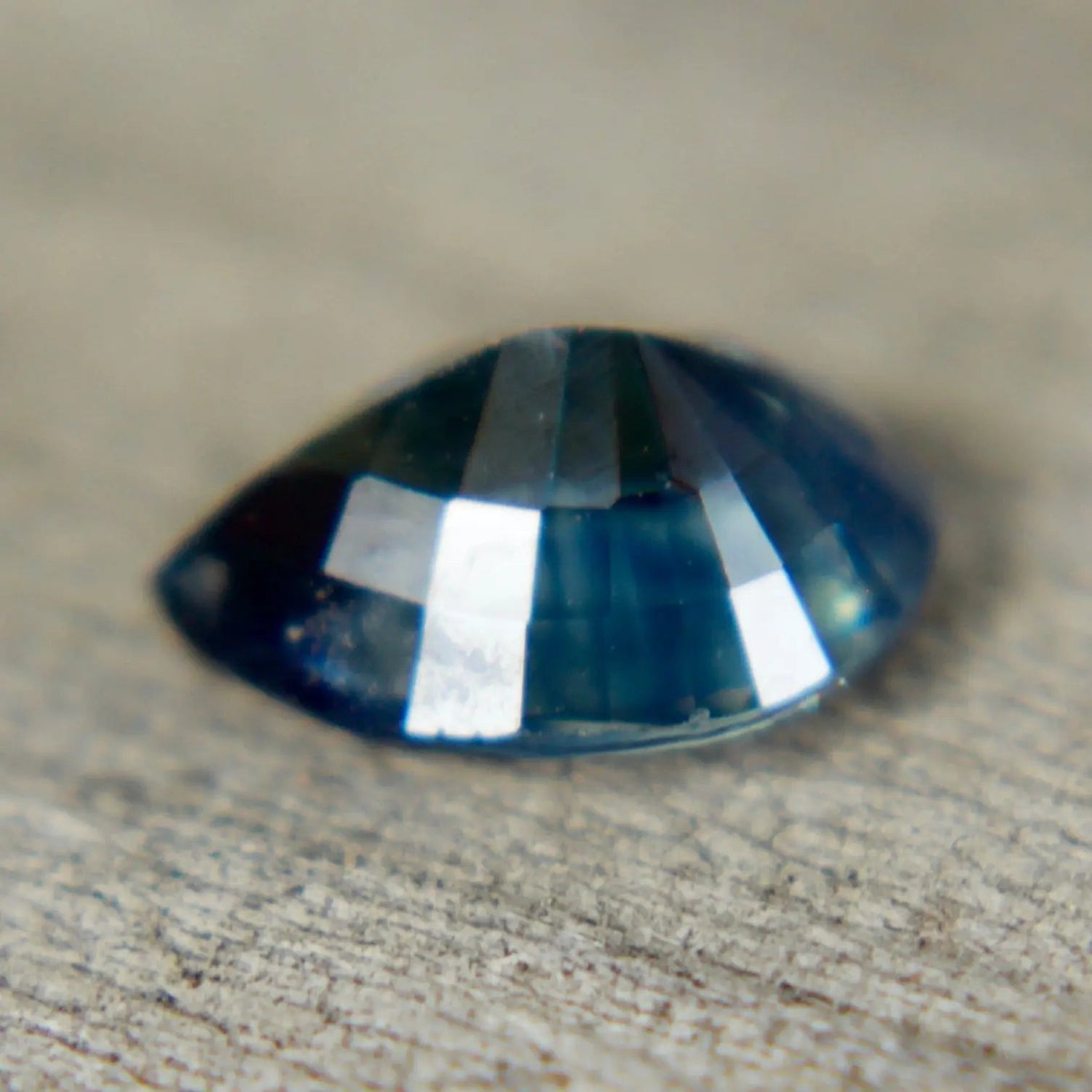 Natural Blue Green Sapphire – 0.97 Carat Pear Cut | Unheated Madagascar Gemstone - Sapphirepal