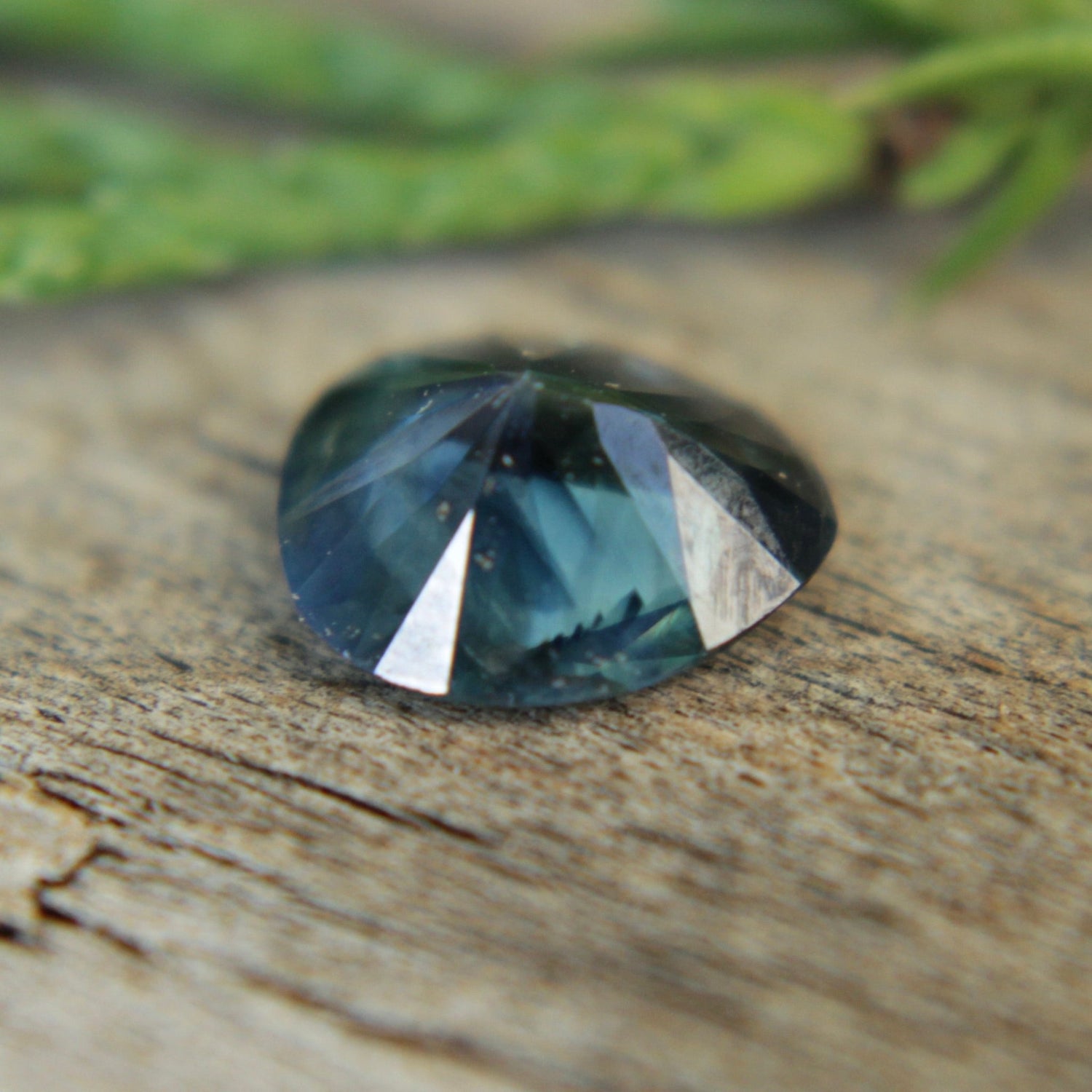Natural Blue Green Sapphire – 0.97 Carat Pear Cut | Unheated Madagascar Gemstone - Sapphirepal