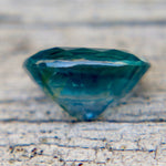 Natural Blue - Green Sapphire 0.99ct — Madagascar, Unheated, Oval Cut (SI) - Sapphirepal