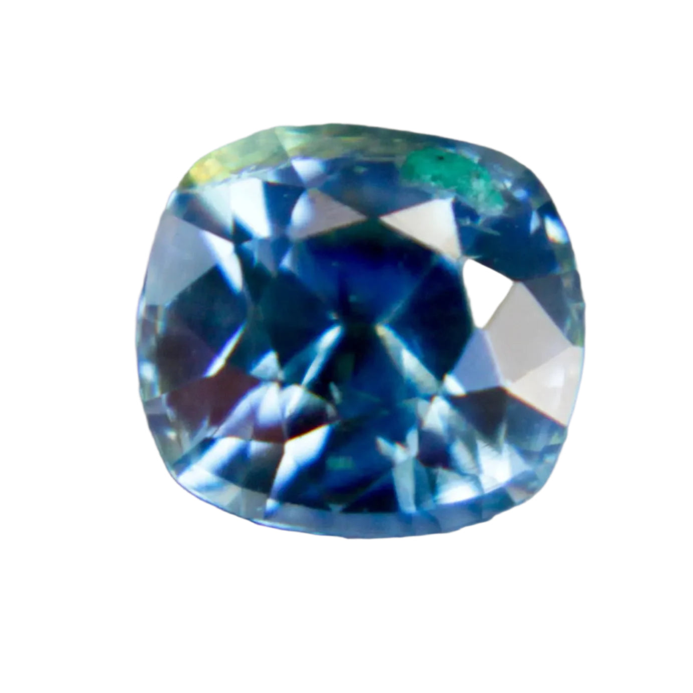 Natural Blue Green Sapphire – 1.00 Carat Cushion Cut | Unheated Madagascar Gemstone - Sapphire pal