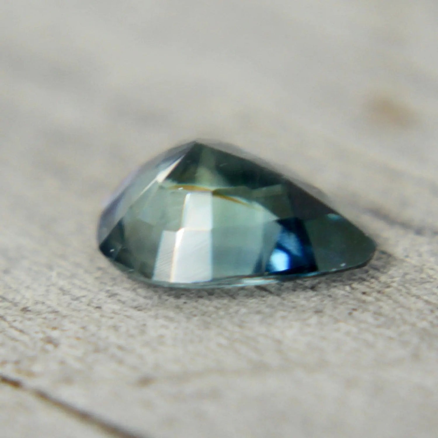 Natural Blue Green Sapphire – 1.00 Carat Pear Cut | Unheated Madagascar Gemstone - Sapphirepal
