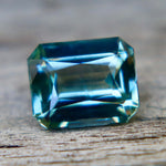 Natural Blue Green Sapphire 1.01 Carat Emerald Cut Loose Gemstone from Madagascar - Sapphirepal