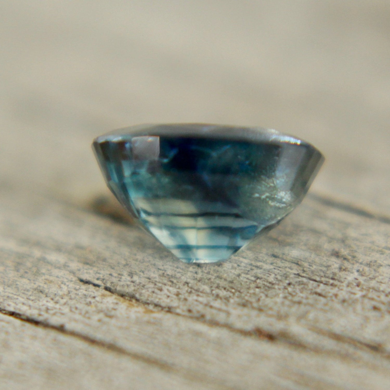 Natural Blue Green Sapphire – 1.04 Carat Cushion Cut | Unheated Madagascar Gemstone - Sapphirepal
