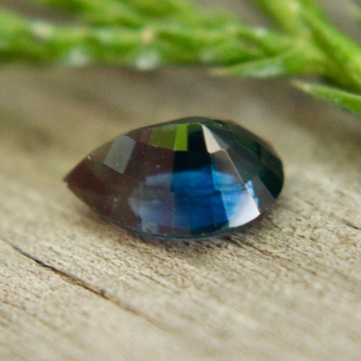 Natural Blue Green Sapphire – 1.12 Carat Pear Cut | Unheated Madagascar Gemstone - Sapphirepal