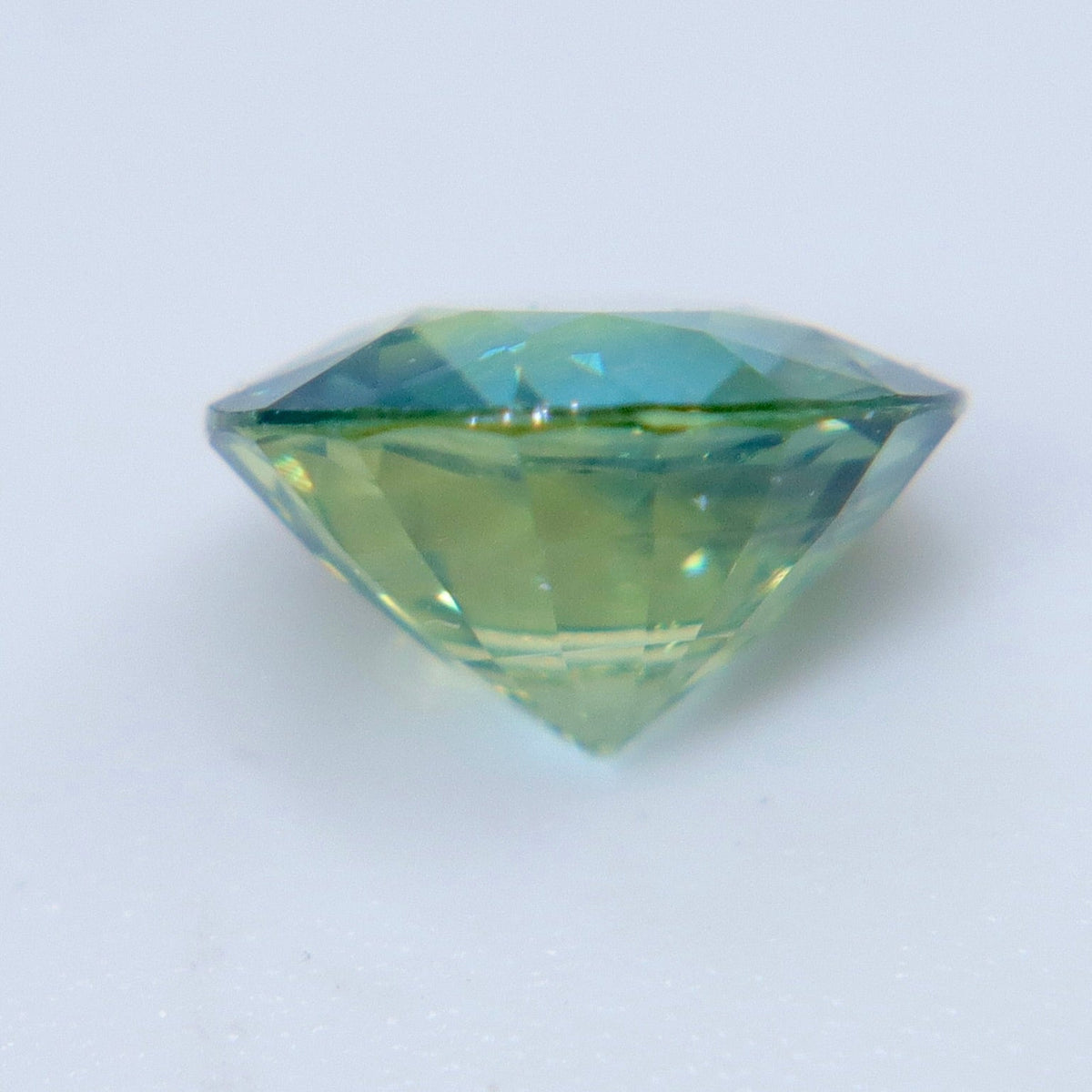 Natural Blue Green Sapphire – 1.22 Carat Round Cut | Unheated Gem - Sapphirepal