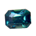 Natural Blue Green Sapphire 1.30 Carat Emerald Cut Loose Gemstone - Sapphirepal