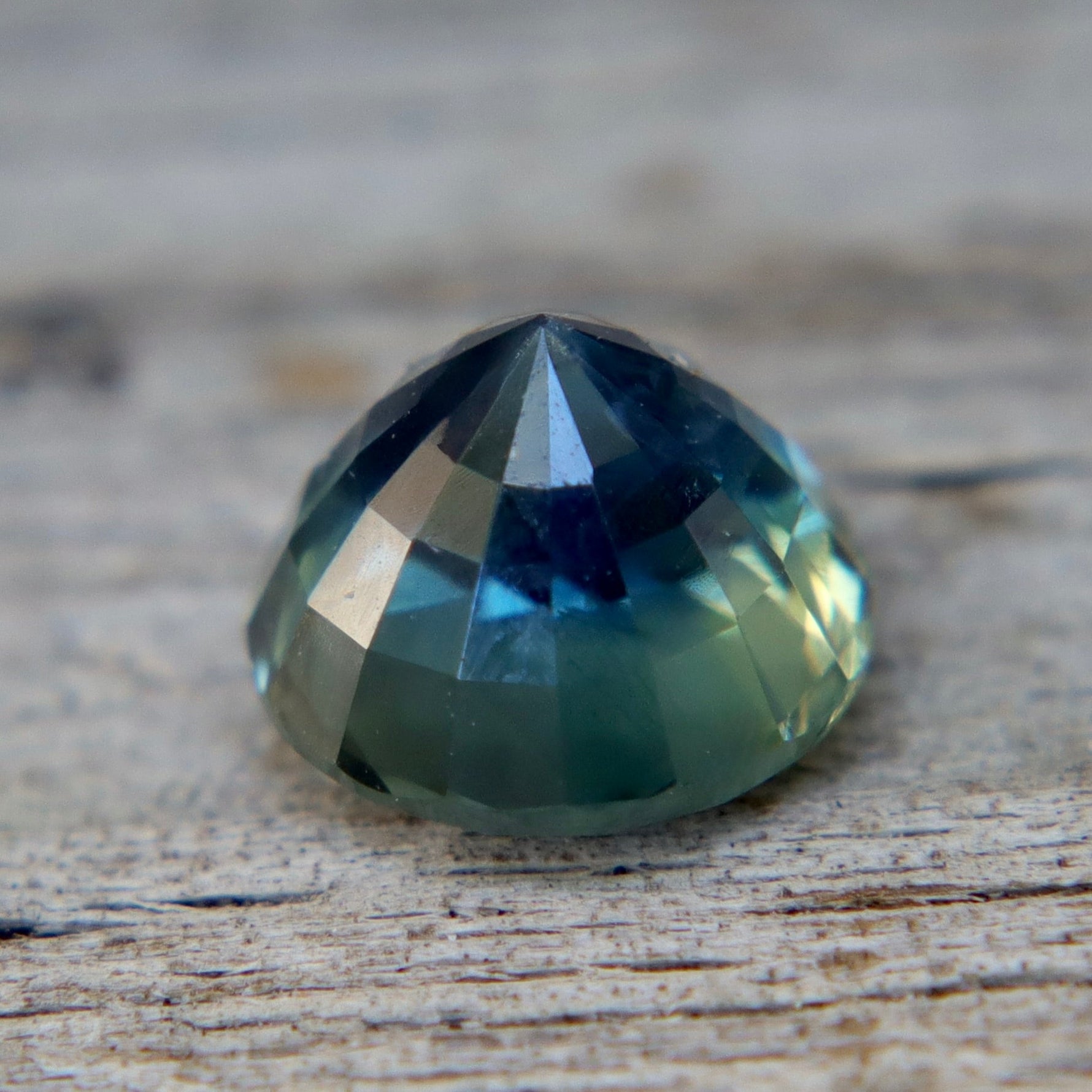 Natural Blue Green Sapphire – 1.34 Carat Round Cut | Unheated | Madagascar - Sapphirepal