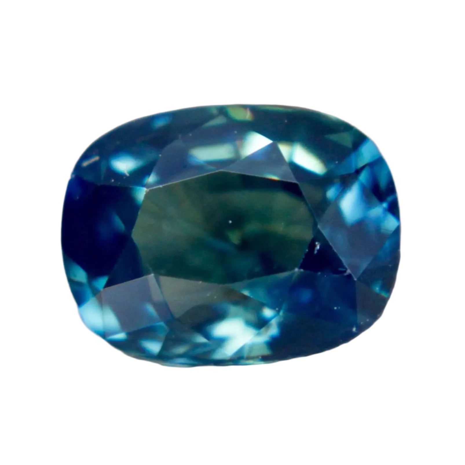 Natural Blue Green Sapphire – 1.82 Carat Cushion Cut | Ceylon | Unheated - Sapphire pal