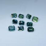 Natural Blue Green Sapphires Set - Sapphirepal