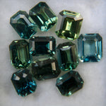 Natural Blue Green Sapphires Set - Sapphirepal