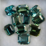 Natural Blue Green Sapphires Set - Sapphirepal