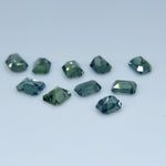 Natural Blue Green Sapphires Set - Sapphirepal