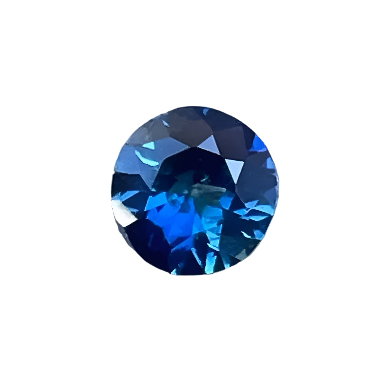 Natural Blue Green Sapphire – 0.65ct Round Cut | Untreated Loose Gemstone | Madagascar Origin - Sapphire pal