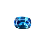 1.93ct Natural Blue Green Sapphire – Cushion Cut | Unheated | VS Clarity | Sapphire Pal