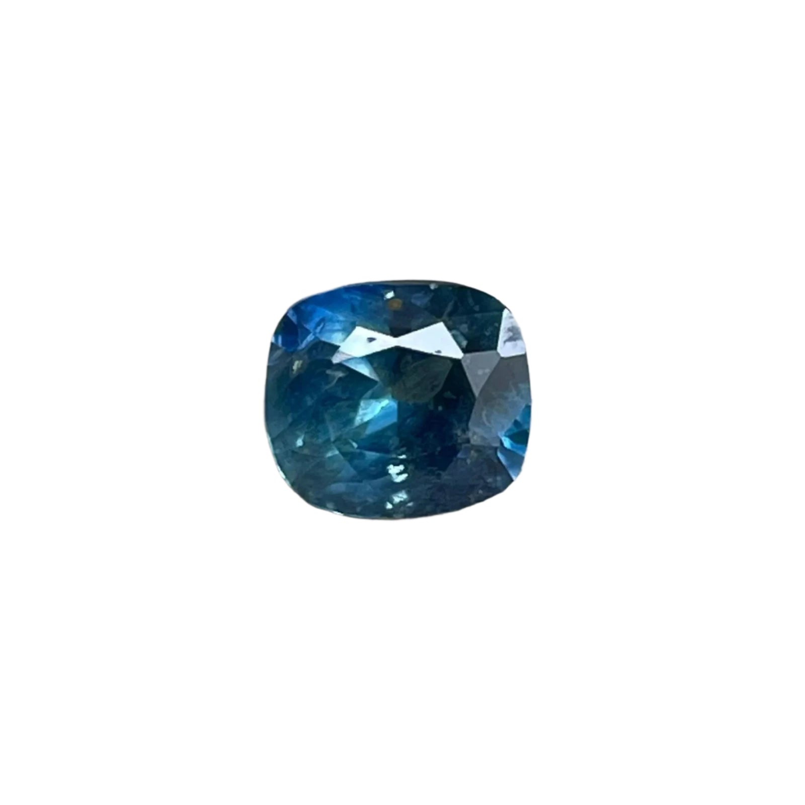 Natural Blue Green Sapphire | 1.01 Carat Cushion Cut | Unheated Gemstone from Ceylon - Sapphire pal