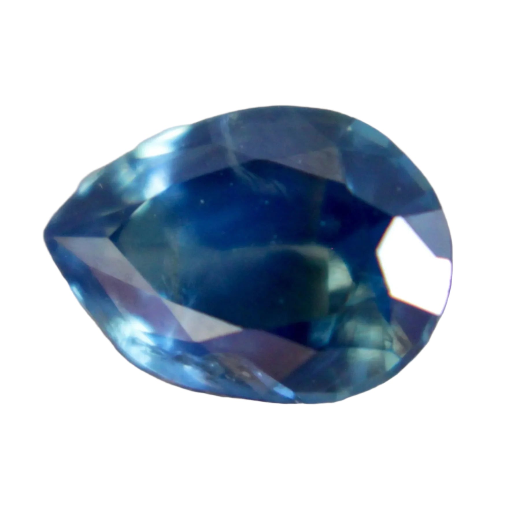 1.07ct Blue Green Sapphire Pear Cut | Madagascar Origin - Sapphire pal