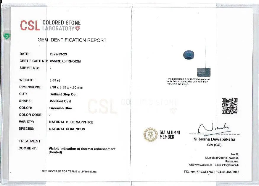Natural Blue Green Sapphire - Sapphirepal