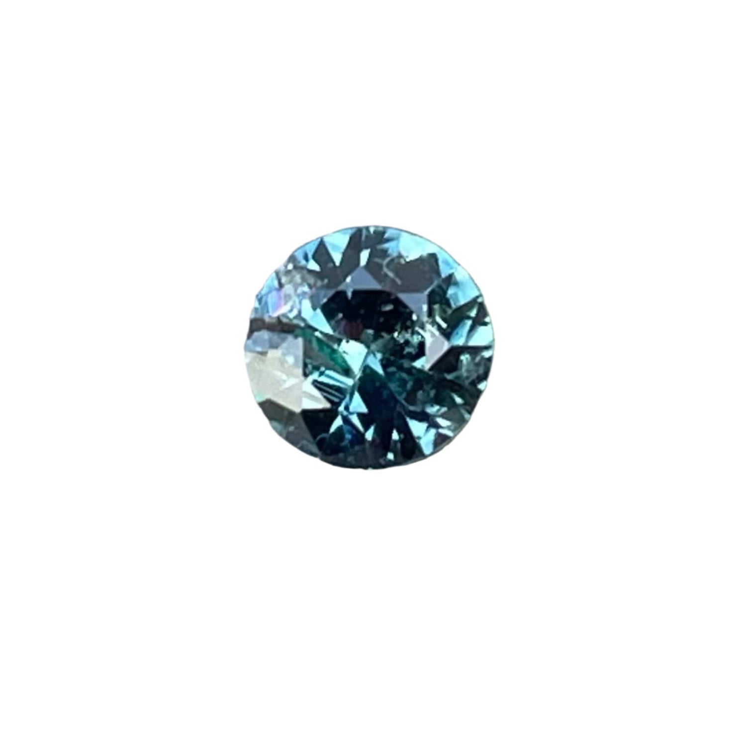 
Natural Blue Green Sapphire 0.43ct – Round Cut Madagascar | Loose Gemstone for Custom Rings - Sapphire pal