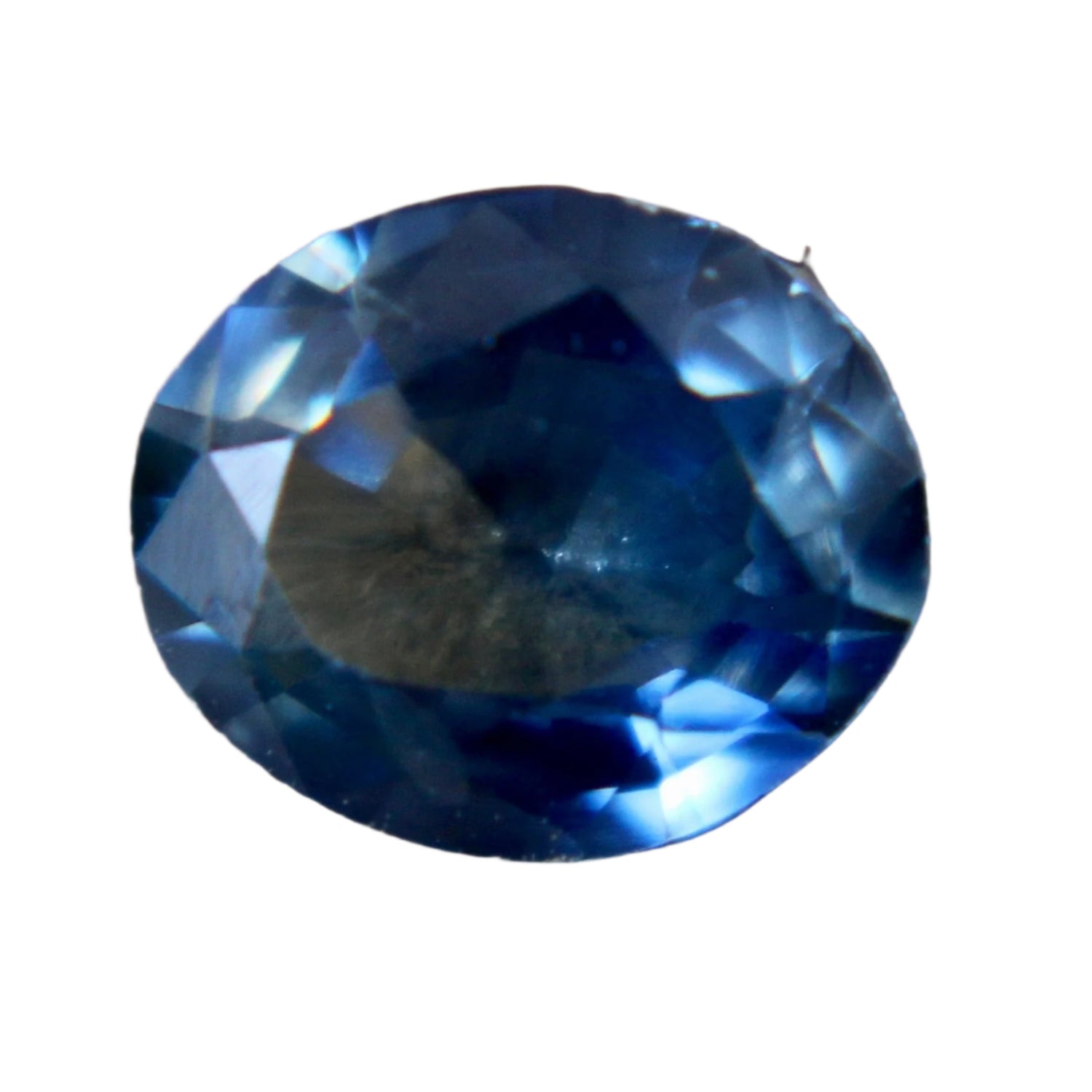 0.58ct Natural Blue Green Sapphire – Oval Cut Untreated Gemstone from Madagascar | Sapphire Pal Australia