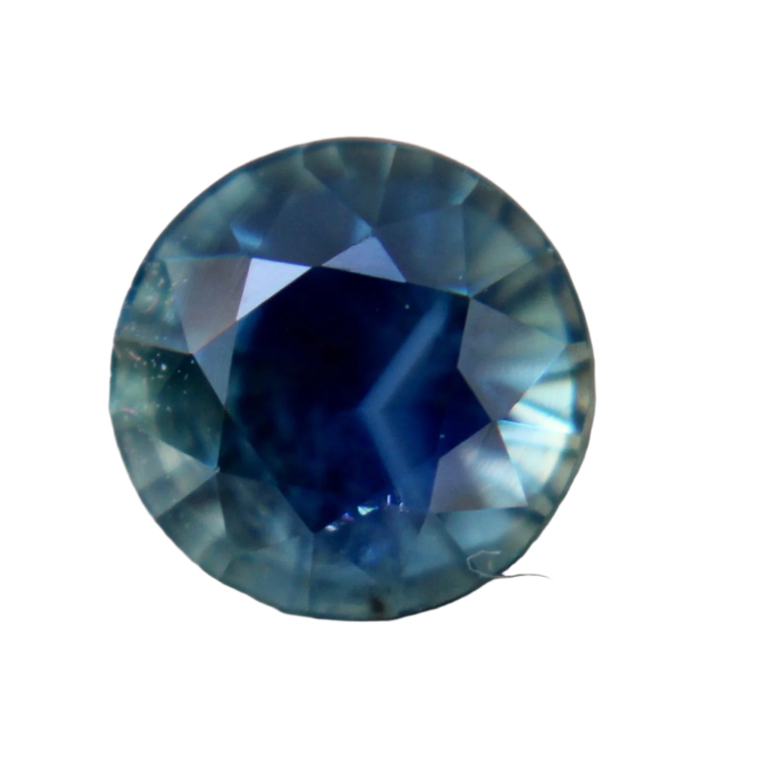 0.79ct Natural Teal Sapphire – Round Cut | Sapphire Pal - Sapphire pal