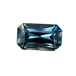 1.42ct Natural Blue Green Sapphire – Emerald Cut | Unheated - Sapphire pal

