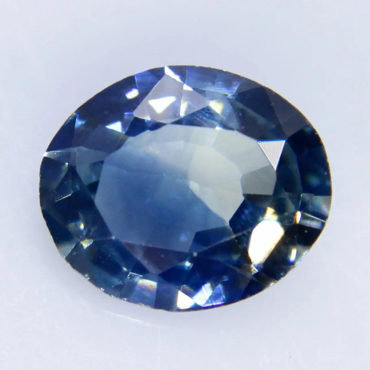 0.58ct Natural Blue Green Sapphire – Oval Cut Untreated Gemstone from Madagascar | Sapphire Pal Australia