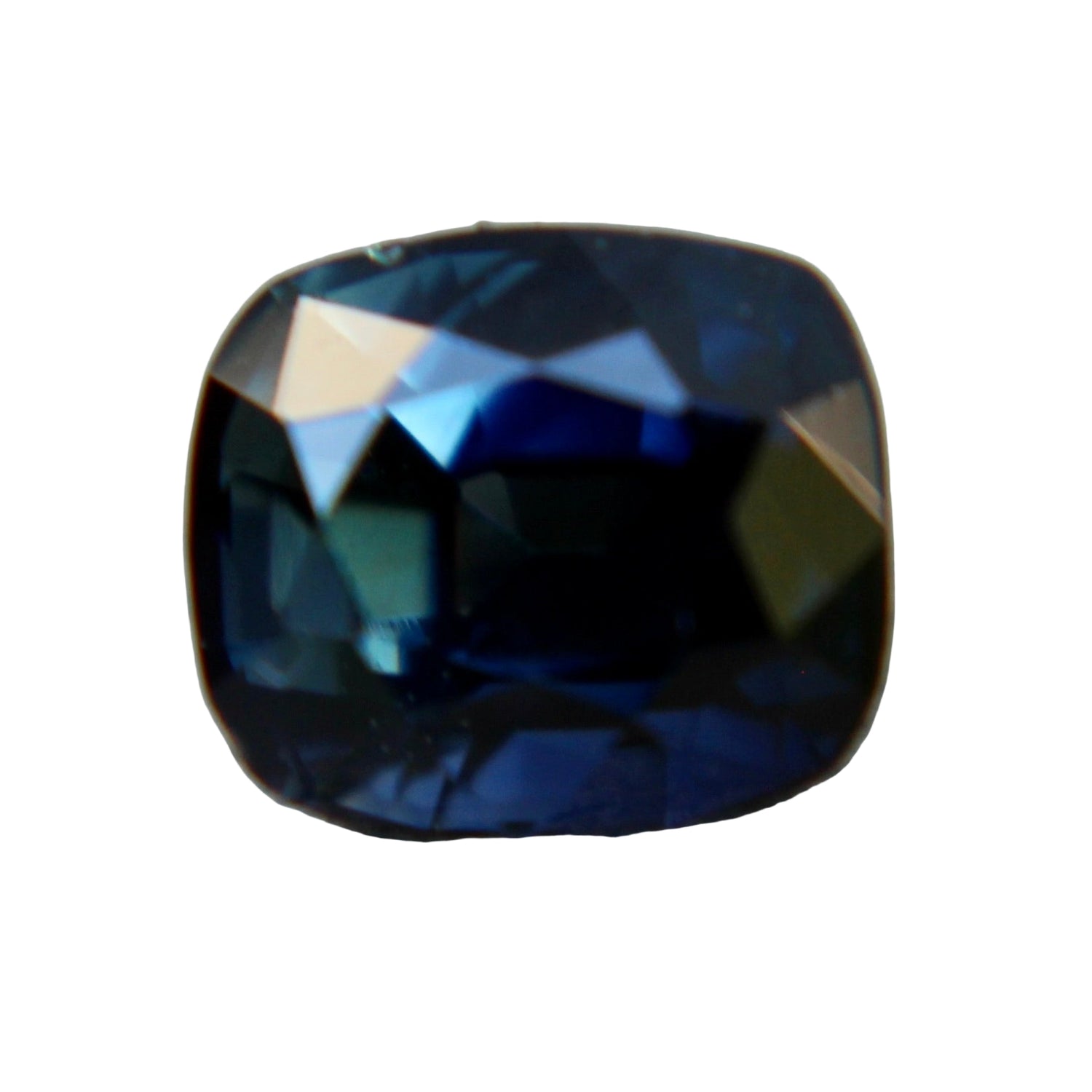 Natural blue-green sapphire 0.98 carat cushion cut, untreated VVS loose gemstone from Sapphire Pal, dispatched from Australia. - Sapphire Pal