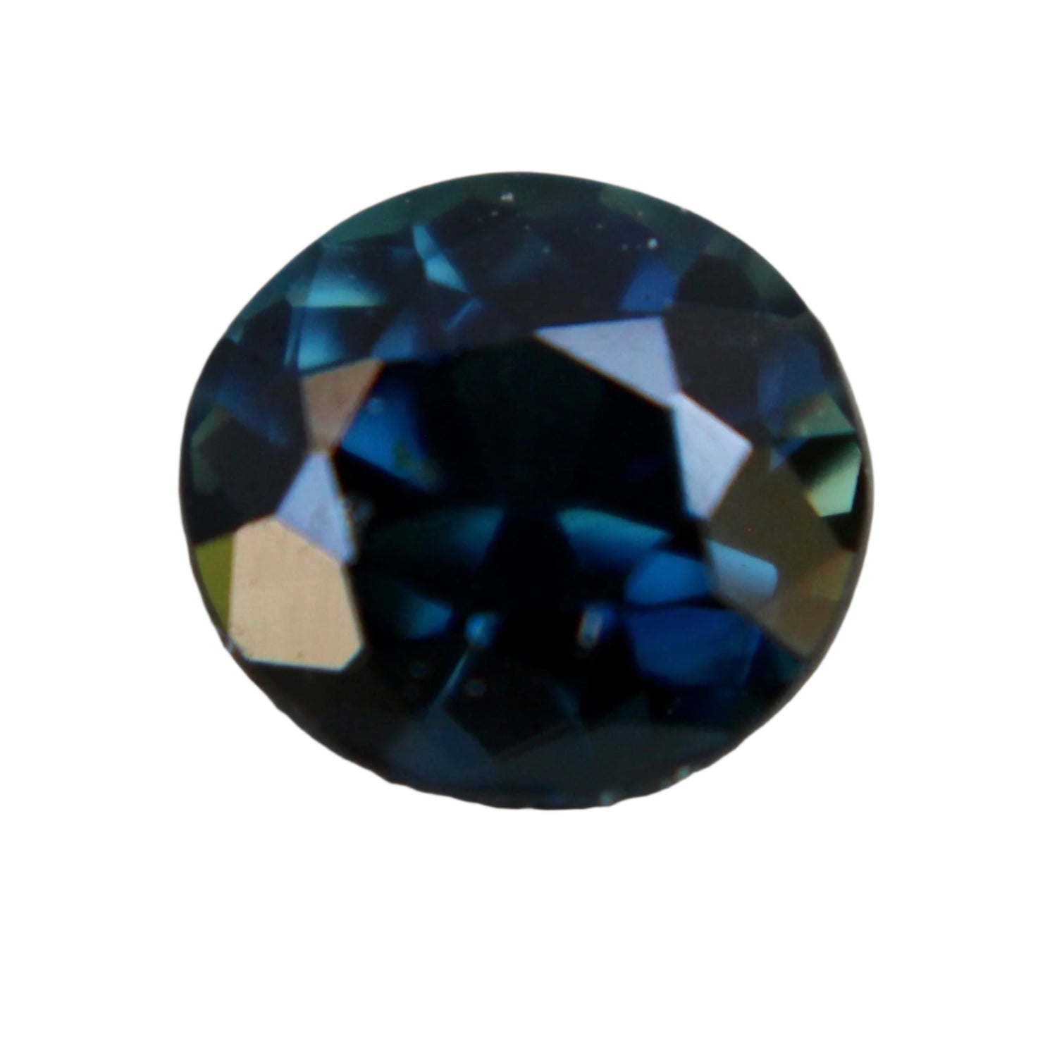 0.89 Carat Natural Blue Green Sapphire – Oval Cut Untreated Gemstone from Madagascar

